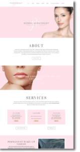 Semi-Permanent Make-up Website Design | Synergize Design