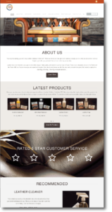 Leather Solutions Yorkshire Screenshot | Website Hull